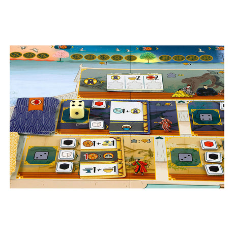 999Games 999 Games Das weiße Schloss von Himeji Brettspiel (niederländisch, 1 – 4 Spieler, 80 Minuten, ab 12 Jahren)