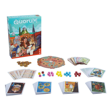 999games 999 Games Quorum Brettspiel (Niederländisch, 2 – 4 Spieler, 45 Minuten, ab 14 Jahren)