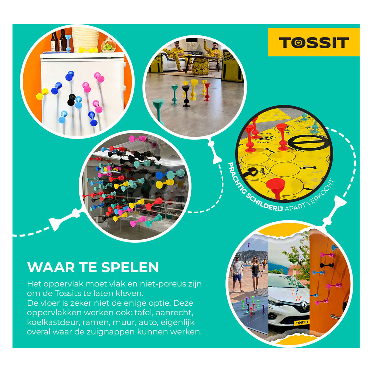 Spiel tossit Starterpaket rot-türkis
