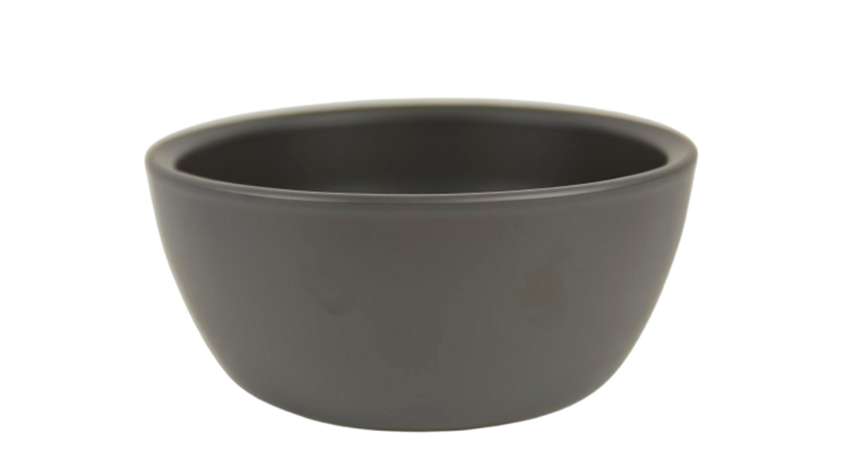 Schaal boule antraciet mat 23cm