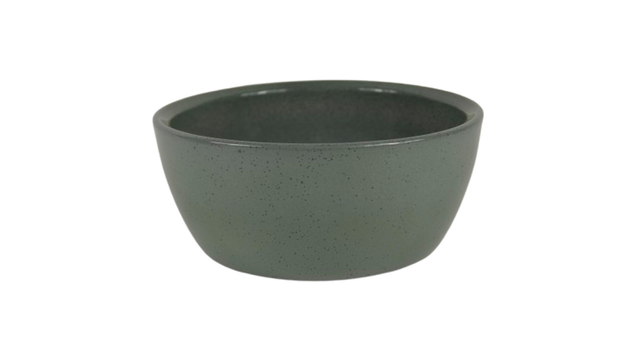Schaal boule graniet groen glans 23cm