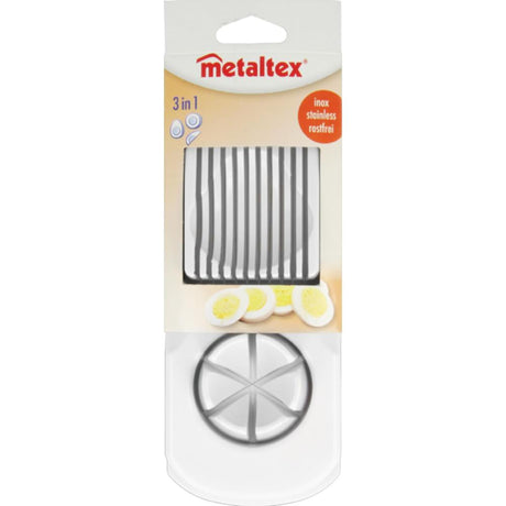 Metaltex Eierschneider Doppel-Kunststoff-Edelstahl auf Karte