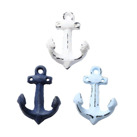 Boltze Home Kleiderhaken Anker Gusseisen 6,5x2,5x8,5cm