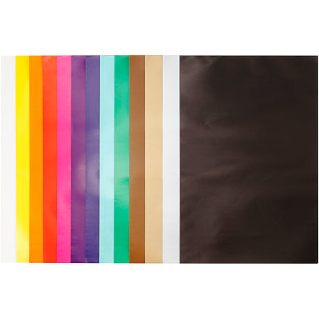 Glanzpapier der Firma Creativ, Blatt 24x32 cm, 80 g, verschiedene Farben, 50 Blatt 1 Karton