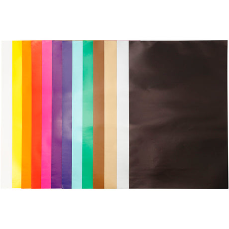 Creativ Company Glanzpapier, Blatt 32x48 cm, 80 g, verschiedene Farben, 100 Blatt 1 Karton