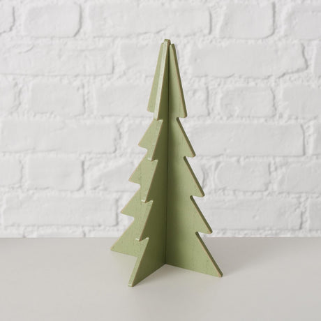 Boltze Startseite Bild Weihnachtsbaum 3-teilig grün