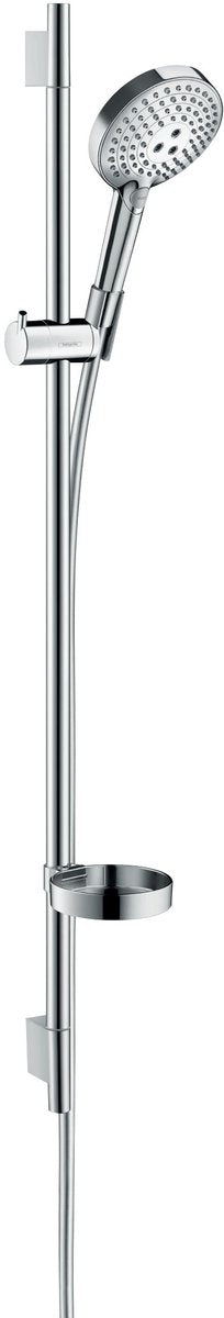 Hansgrohe raindance select s doucheset 120 3jet powderrain met unica's puro glijstang 90 cm chroom