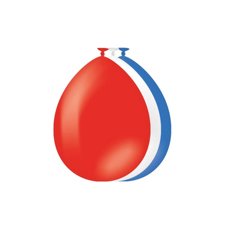Paperdreams Luftballons 10 Stück – rot, weiß, blau, Latex