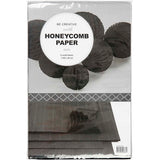 Creativ Company Mundharmonikapapier, Blatt 28x17,8 cm, schwarz, 8 Blatt 1 Box