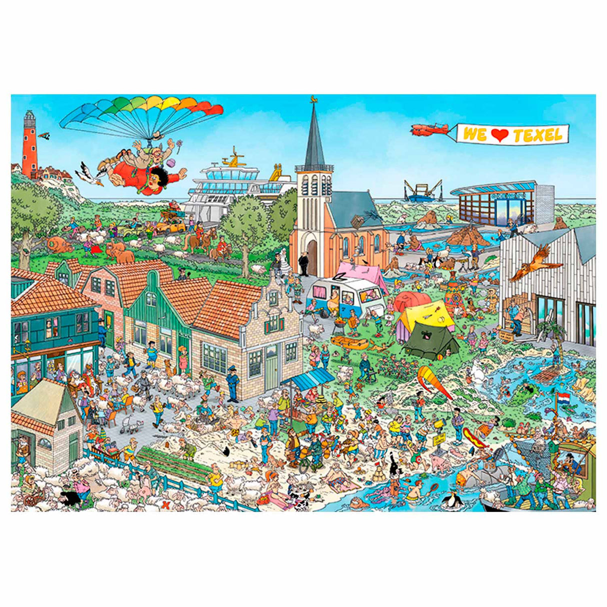 Jan Van Haasteren Legpuzzle - Texel, 1000st.