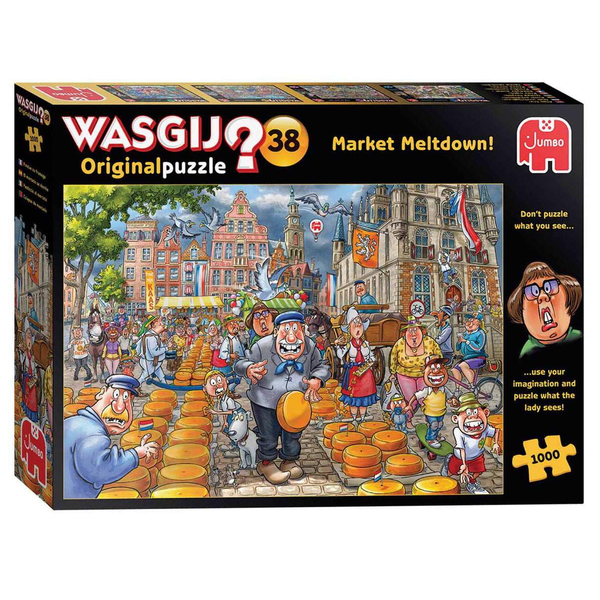 Jumbo - Stecker Puzzle Waspai Käsealarm 1000 Stücke