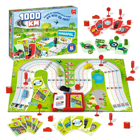 Jumbo 1000km Brettspiel – Brettspiel für Kinder