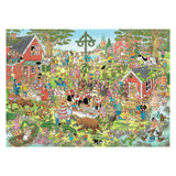 Jumbo Jan van Haasteren Puzzle - Mittsommerfest, 1000 Teile.