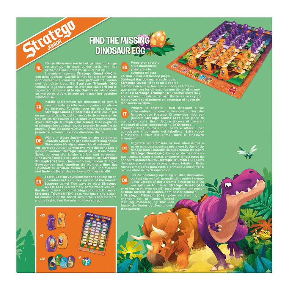 Jumbo Stratego Junior Dinos Brettspiel