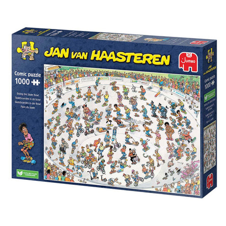 Jumbo Jan van Haasteren Puzzle Skateboarding in der Schüssel 1000 Teile