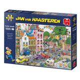 Jumbo-Puzzle von Jan van Haasteren – Freitag, der 13., 1000 Teile.