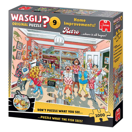 Jumbo Wasgij Retro Original 9 Puzzle – kleine Renovierung, 1000 Teile.