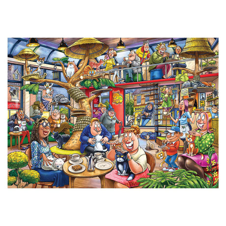 Wasgij Mystery 28 – Katz- und Mausspiel! - 1000 Teile Puzzle - Puzzle
