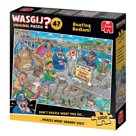 Jumbo Wasgij Original 47 Puzzle – rein ins Boot! - 1000 Stk.