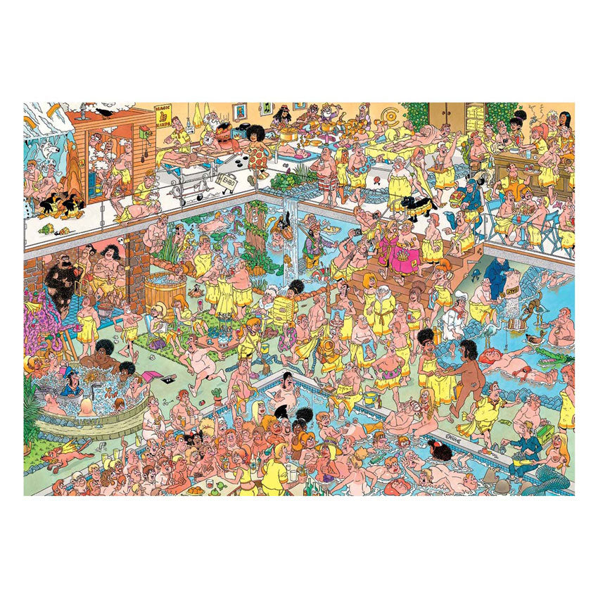 Jan van Haasteren – auf heißen Kohlen – 1000 Teile Puzzle – Puzzle