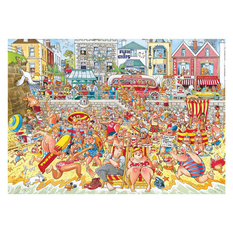 Jumbo Wasgij Retro Original 8 Puzzle – Flut!, 1000 Teile.