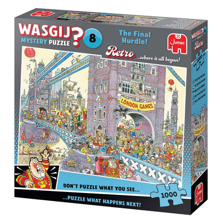 Brandless Sans Marque Wasgij Retro Mystery 8 Puzzle – Die letzte Hürde!, 1000 Teile.