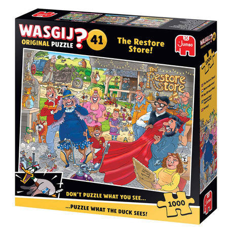 Jumbo Wasgij Orignal 41 Puzzle – Motorrad-Makeover, 1000 Teile.
