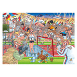 Jumbo Wasgij Original 44 Puzzle – Sommerspiele!, 1000 Teile.