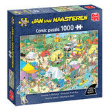 Jumbo Jan van Haasteren Puzzle – Camping im Wald, 1000 Teile.