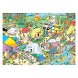 Jumbo Jan van Haasteren Puzzle – Camping im Wald, 1000 Teile.