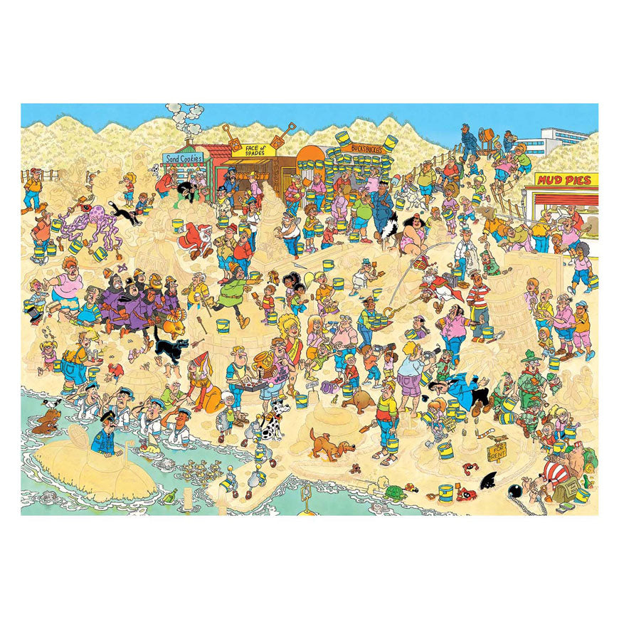 Jumbo Jan van Haasteren Puzzle - Sandskulpturen, 1000 Teile.