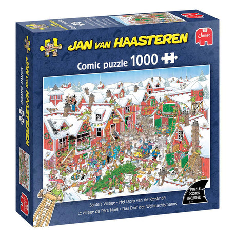 Jumbo Jan van Haasteren Puzzle - Dorf des Weihnachtsmanns, 1000 Teile.