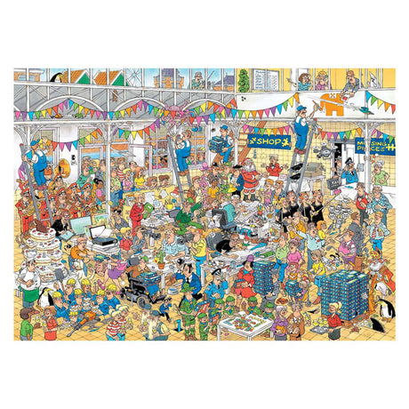 Jumbo Jan van Haasteren Puzzle - 10 Jahre Jan Van Haasteren Studio, 1000 Teile.