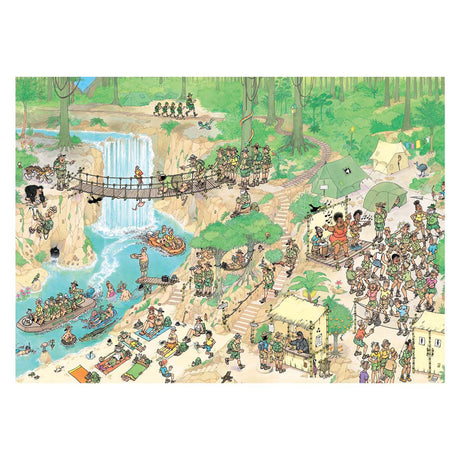 Jan van Haasteren Puzzle - Die Dschungeltour, 1000 Teile.
