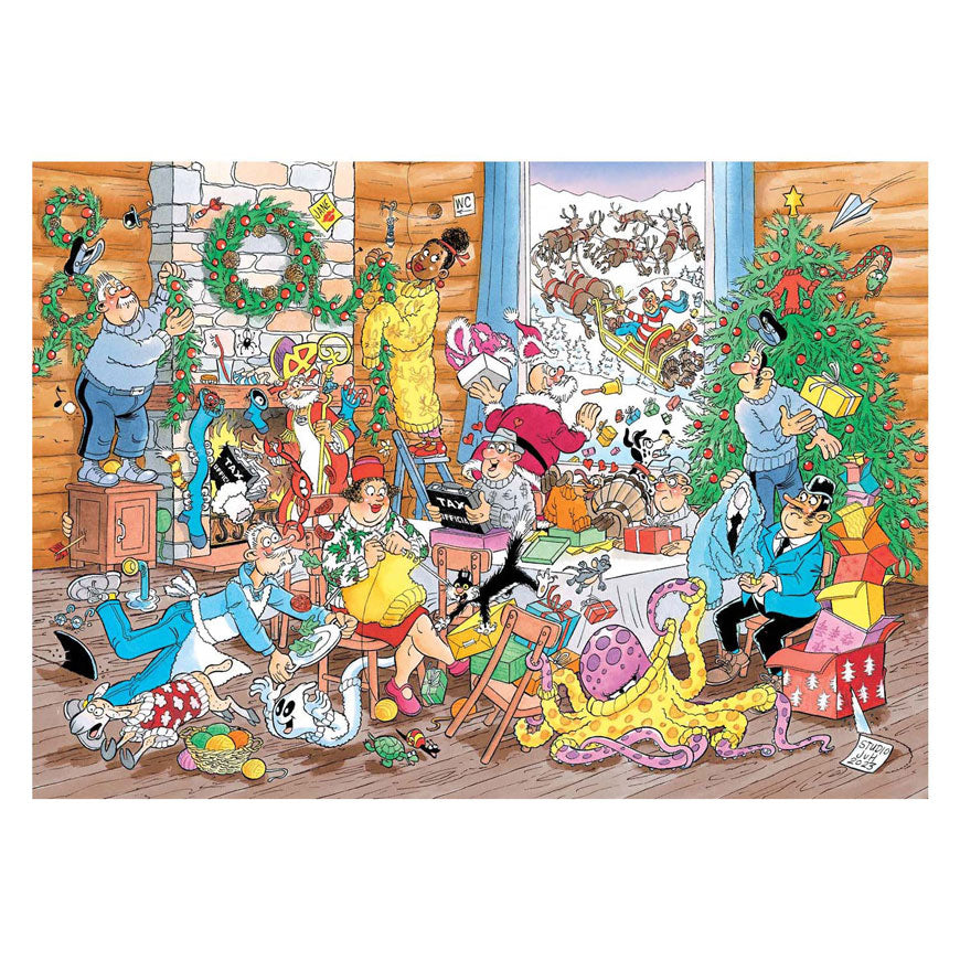 Jumbo-Puzzle 500 Teile Weihnachtspuzzle jvh Christmas Jitters.