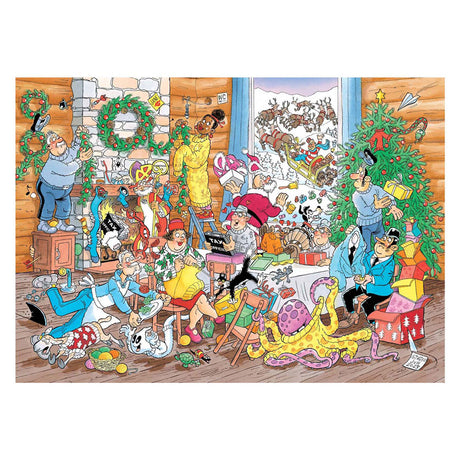 Jumbo-Puzzle 500 Teile Weihnachtspuzzle jvh Christmas Jitters.