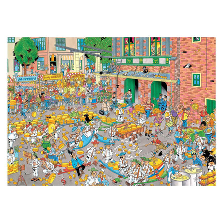 Jan van haasteren legpuzzel - de kaasmarkt skutsjesilen - 2x1000st.