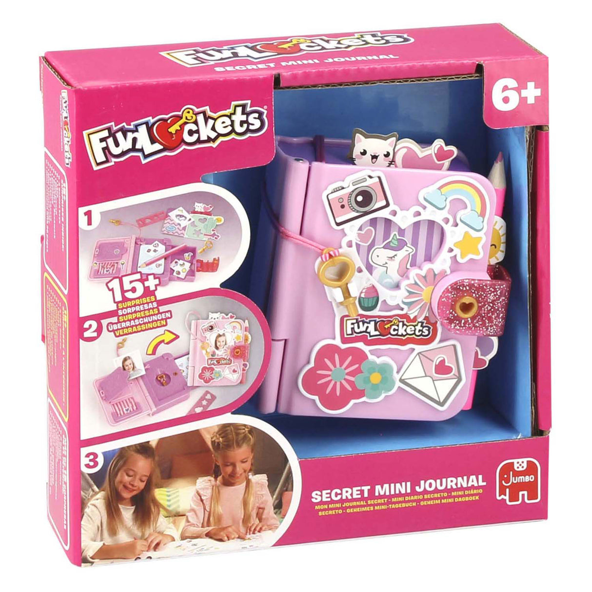 Jumbo Funlockets geheimes Mini-Tagebuch | 2 Stk