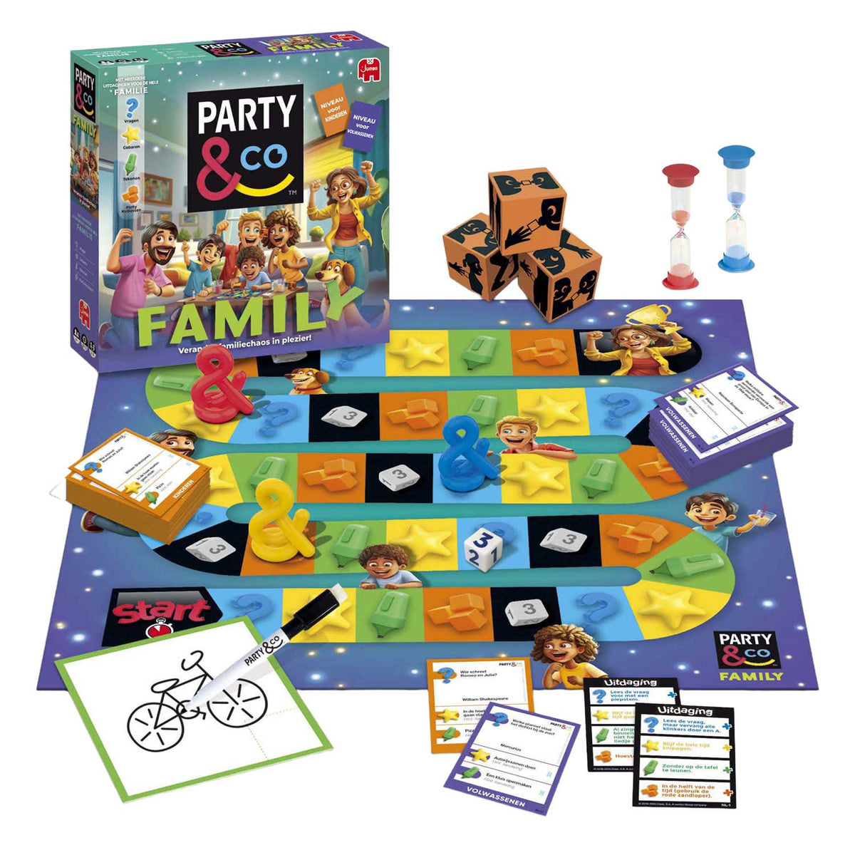 Jumbo Party Co. Familienbrettspiel