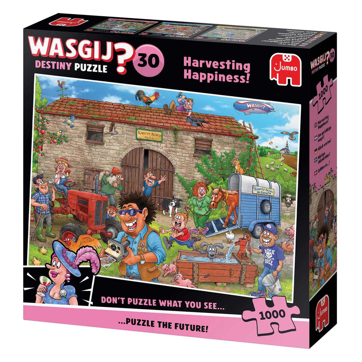 Jumbo Wasgij Puzzle Eine glückliche Ernte 1000 Teile