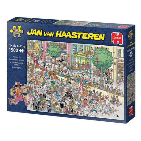 Jumbo-Puzzle Jan van Haasteren, ein zu hoher Stilettoabsatz, 1500 Teile