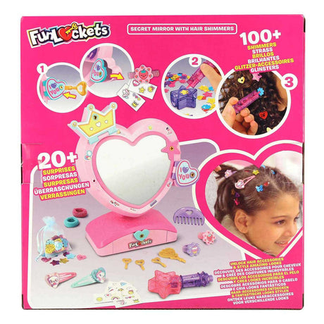 Jumbo Funlockets Geheimspiegel mit Haarglitzer | 2 Stk