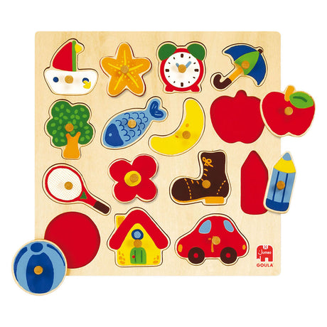 Jumbo-Goula-Studenpuzzle-Silhouette - 15 Teile.