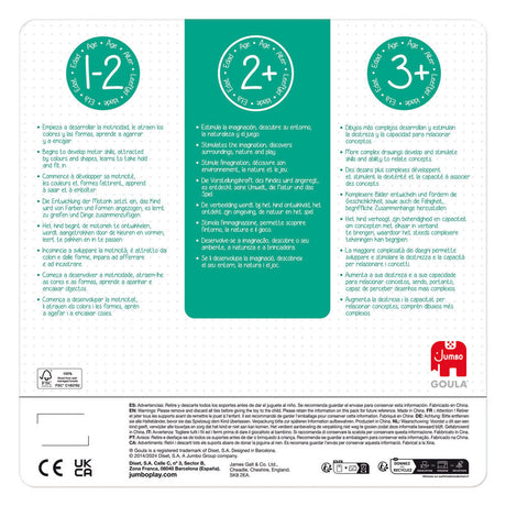 Jumbo-Goula-Studenpuzzle „Mein Lieblingsessen“ – 8-tlg.