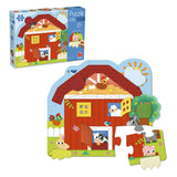 Jumbo goula puzzel xxl surprise farm - 12st.