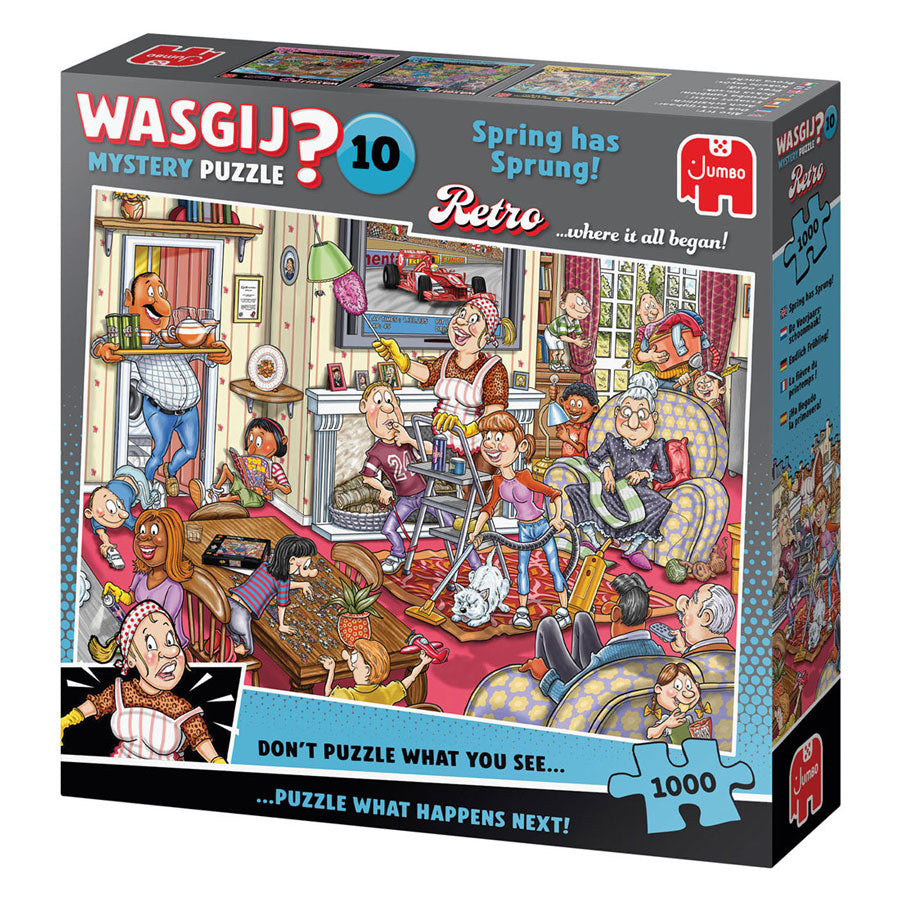 Jumbo wasgij retro mystery 10 - de voorjaars-schoonmaak! - 1000st.
