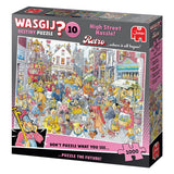 Jumbo wasgij retro destiny 10 - chaos in de winkelstraat! - 1000 stukjes puzzel - legpuzzel voor volwassenen