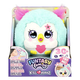 Funtasy family jumbo kiss-meez uil - interactieve knuffel