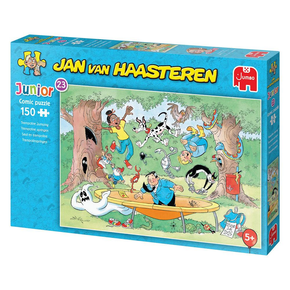 Jan van haasteren puzzel junior trampoline springen (150) | 2 stuks