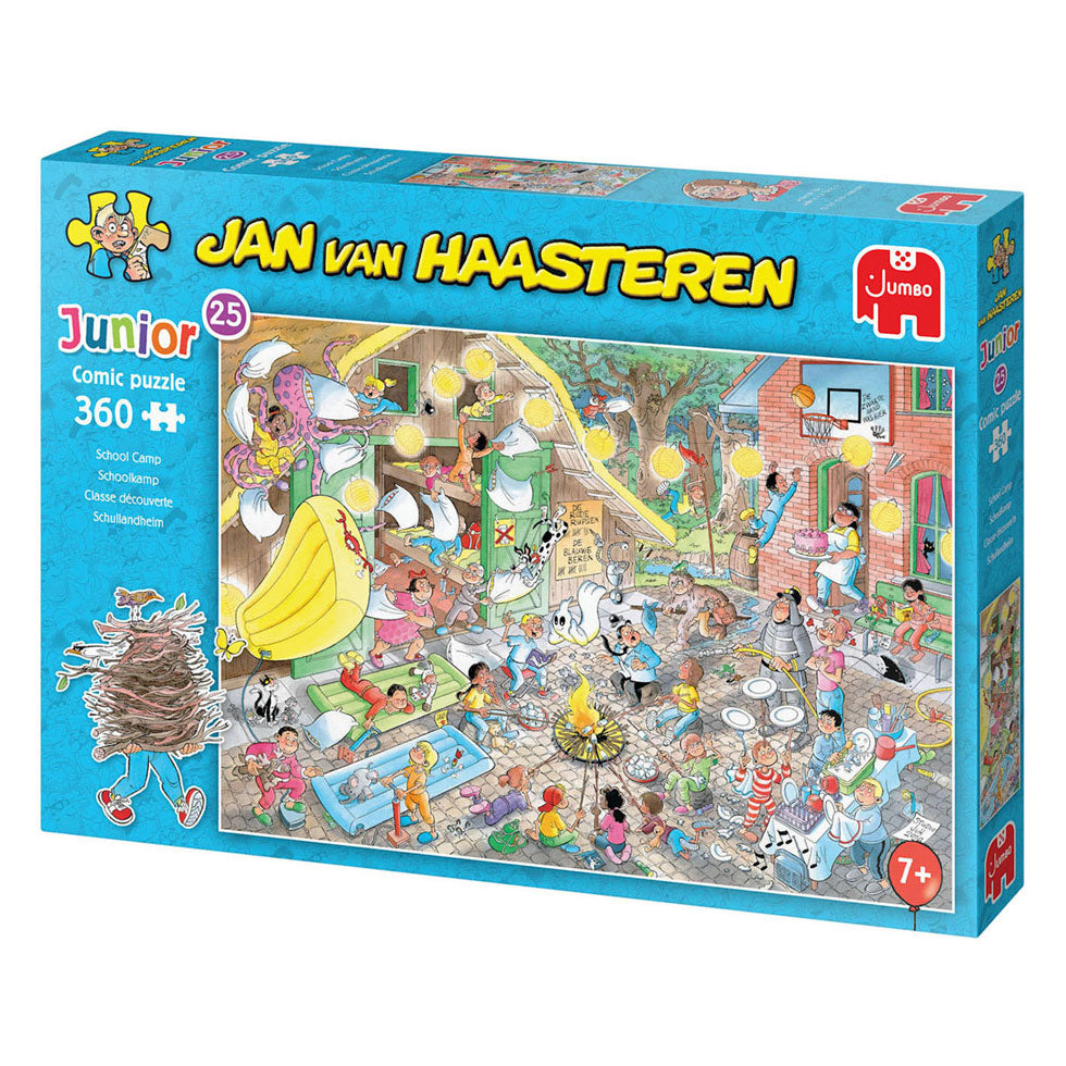 Jan van haasteren junior legpuzzel 25 schoolkamp - 360st.